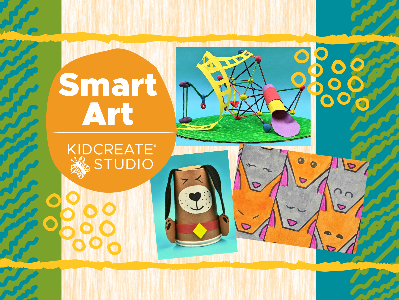 Kidcreate Studio - San Antonio. Smart Art Homeschool Weekly Class (5-12 Years)
