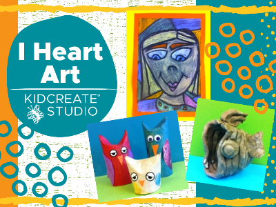 Kidcreate Studio - Newport News. After School - I Heart Art Weekly Class (5-12 Years)