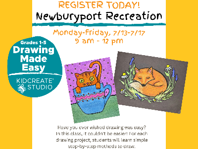 Newburyport Rec: Drawing Made Easy (5-12y)